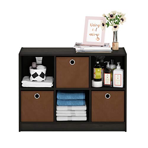 Espresso 3x2 Cube Storage Bookcase Organizer
