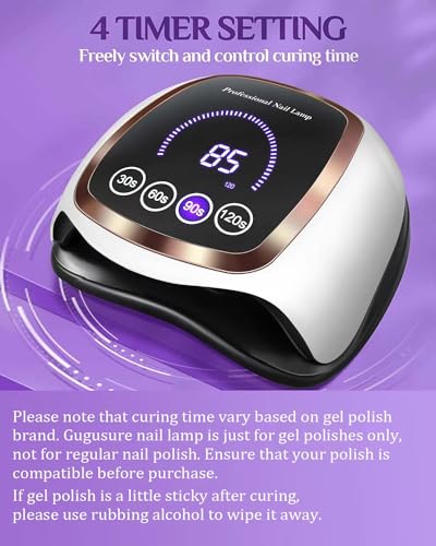 168W UV LED Nail Lamp for Home & Salon