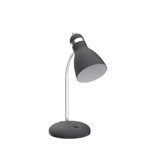 Matte Black Flexible Goose Neck Desk Lamp