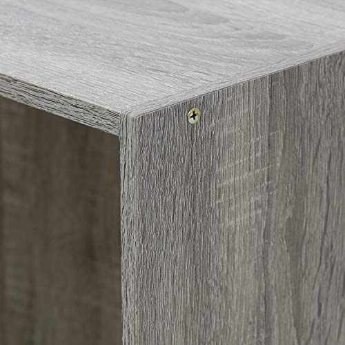 Furinno 3-Tier Bookcase in French Oak Grey