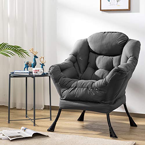HollyHOME Cozy Large Lazy Chair - Dark Grey