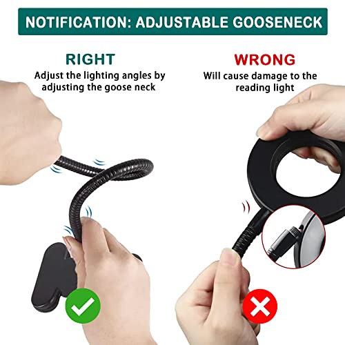 48 LED Clip-on Desk Lamp with Flexible Gooseneck