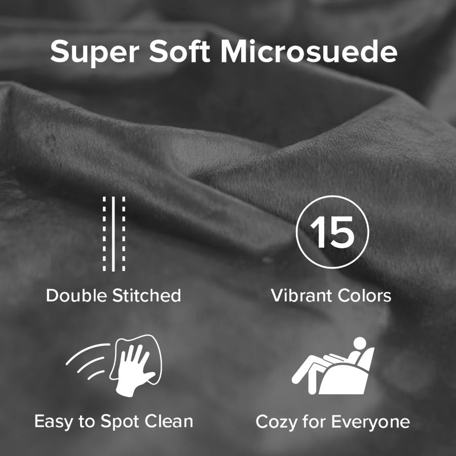 Plush Memory Foam Bean Bag Chair - Charcoal