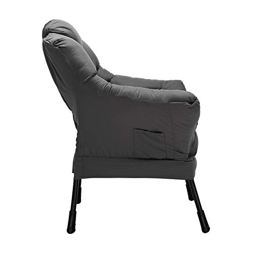HollyHOME Cozy Large Lazy Chair - Dark Grey
