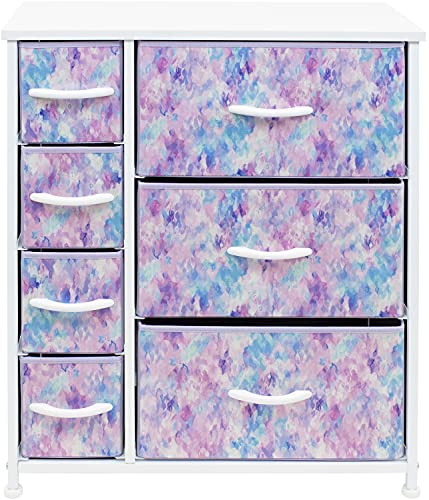 Sorbus Kids 7-Drawer Dresser with Fabric Bins