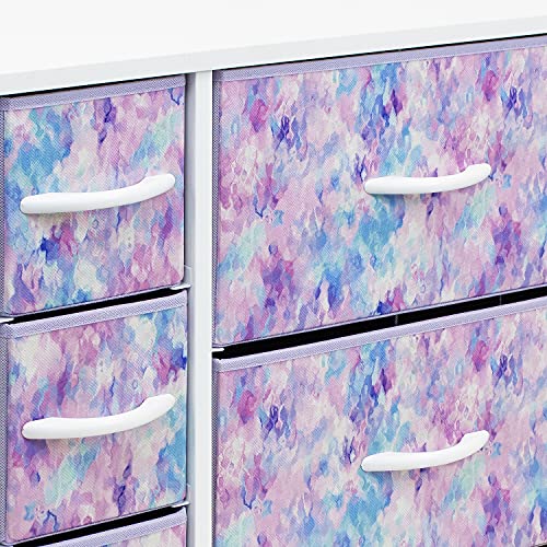 Sorbus Kids 7-Drawer Dresser with Fabric Bins