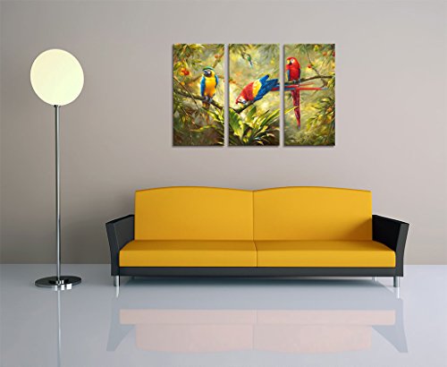 Abstract Parrot Wall-Art Canvas Print - Home Decor