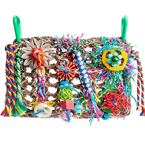 Seaweed Woven Bird Foraging Chew Toys