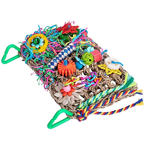 Seaweed Woven Bird Foraging Chew Toys