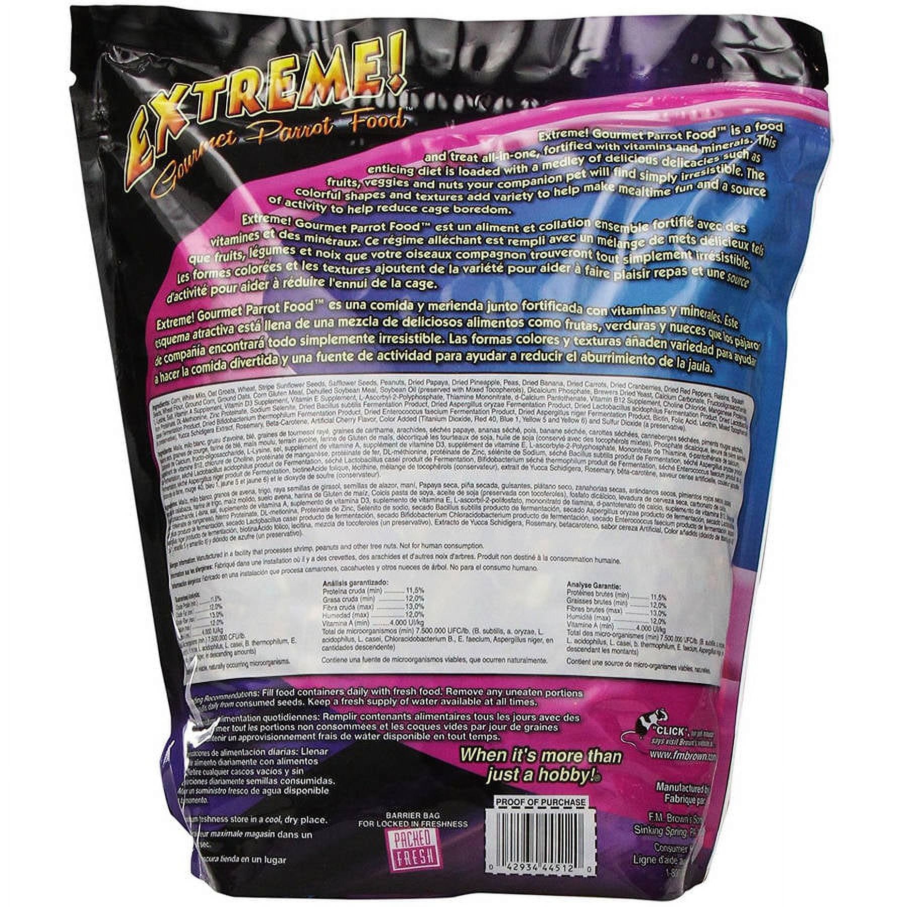 Extreme! Gourmet Parrot Food, 5 lbs.