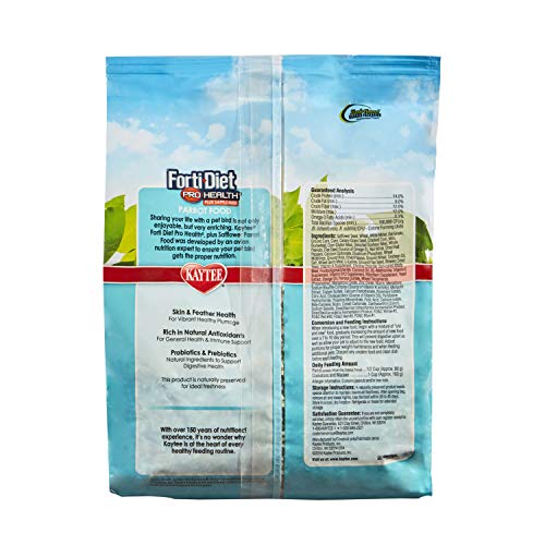 Kaytee Forti-Diet Pro Health Parrot with Safflower 4LB