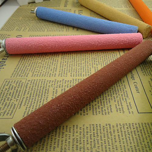 Parrot Cage Perch with Molar Wood Stick