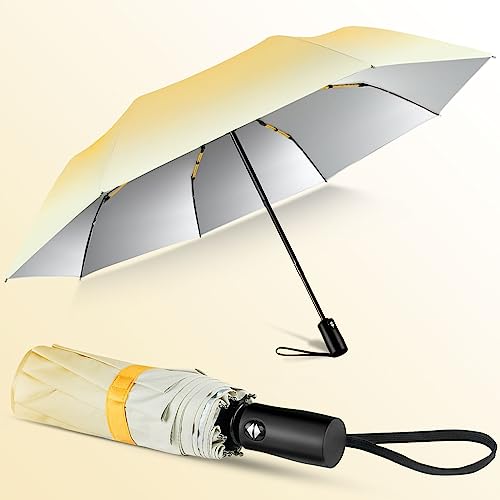 Compact UV Umbrella for Stylish Women Travelers