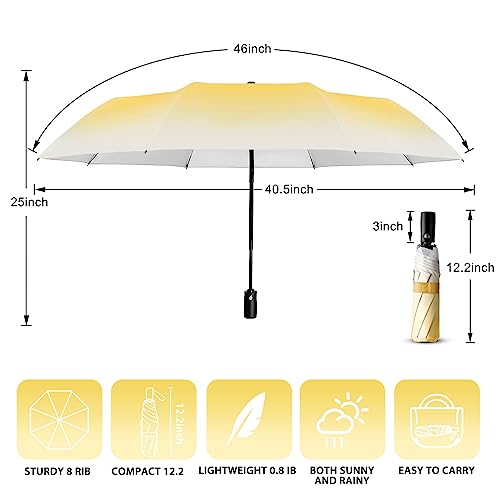 Compact UV Umbrella for Stylish Women Travelers
