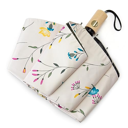 G4Free Lightweight UV Protection Travel Umbrella - Floral