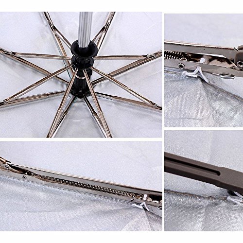 Artistic Folding Umbrella for Women's Sun Protection