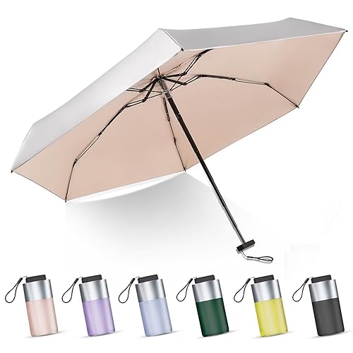 Pink Mini Umbrella for Women - UV Protection