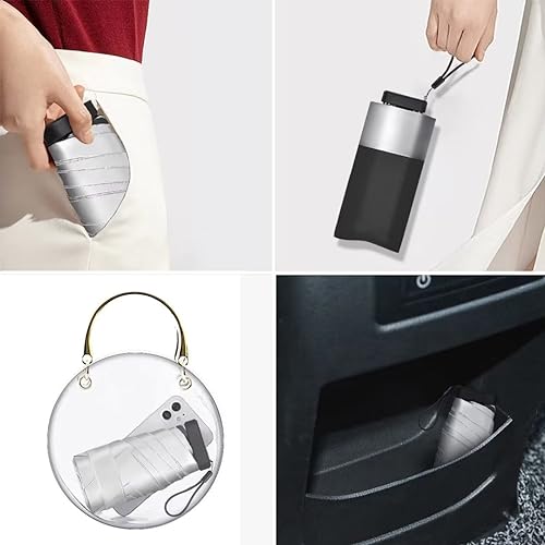 Pink Mini Umbrella for Women - UV Protection