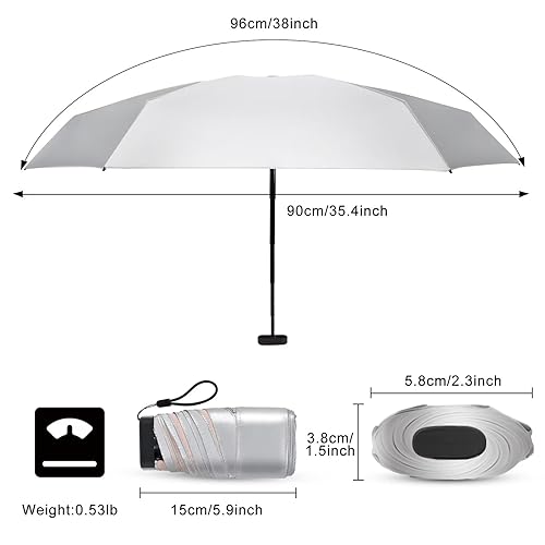 Pink Mini Umbrella for Women - UV Protection