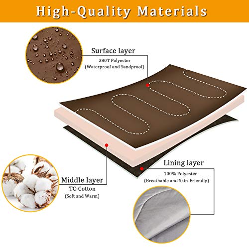 ECOOPRO Compact Waterproof Sleeping Bag for Women