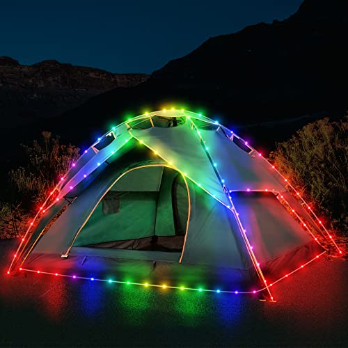 Multi-Mode LED String Lights for Outdoor Adventures