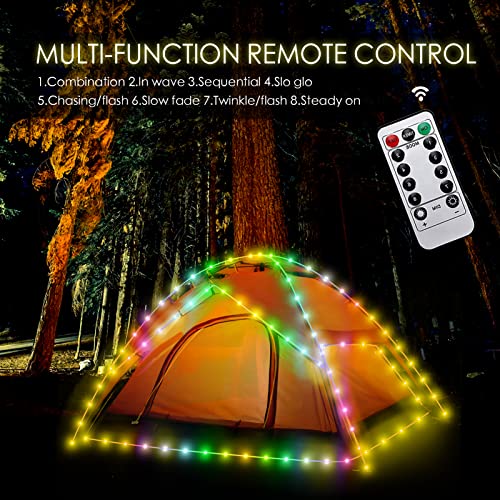 Multi-Mode LED String Lights for Outdoor Adventures