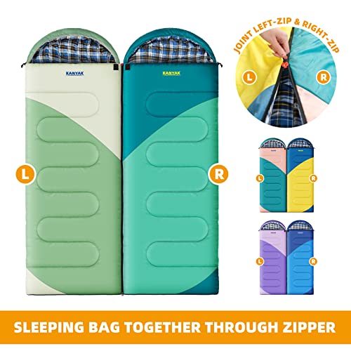 KANYAK Versatile Sleeping Bag for All Seasons