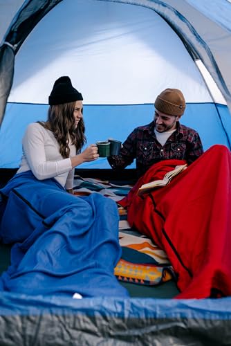 Women's Stansport Blue Fleece Sleeping Bag 32"x75