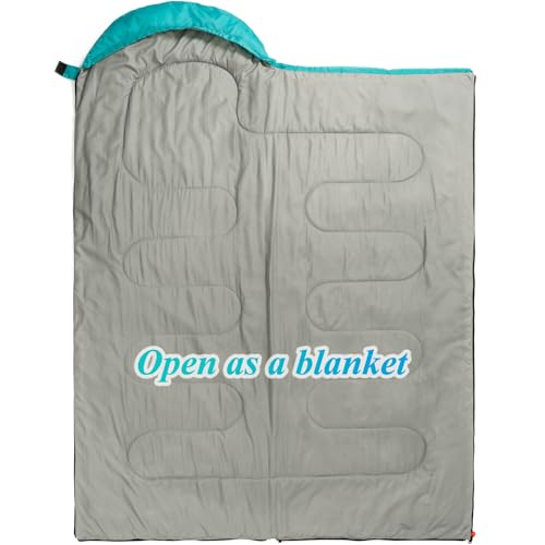 3-Season Lightweight Sleeping Bag for Camping