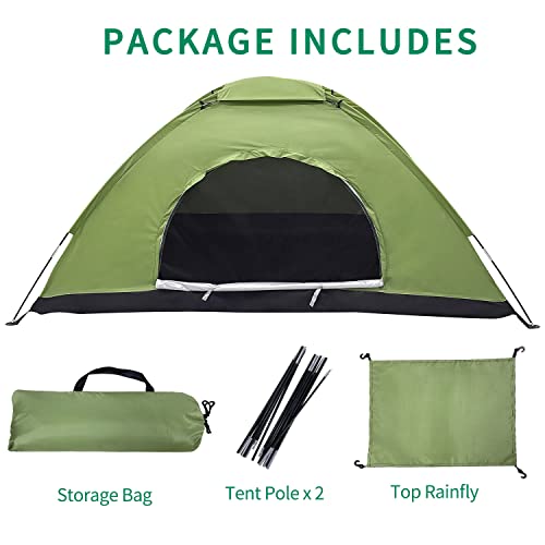 Sutekus Camouflage Backpacking Tent - Green