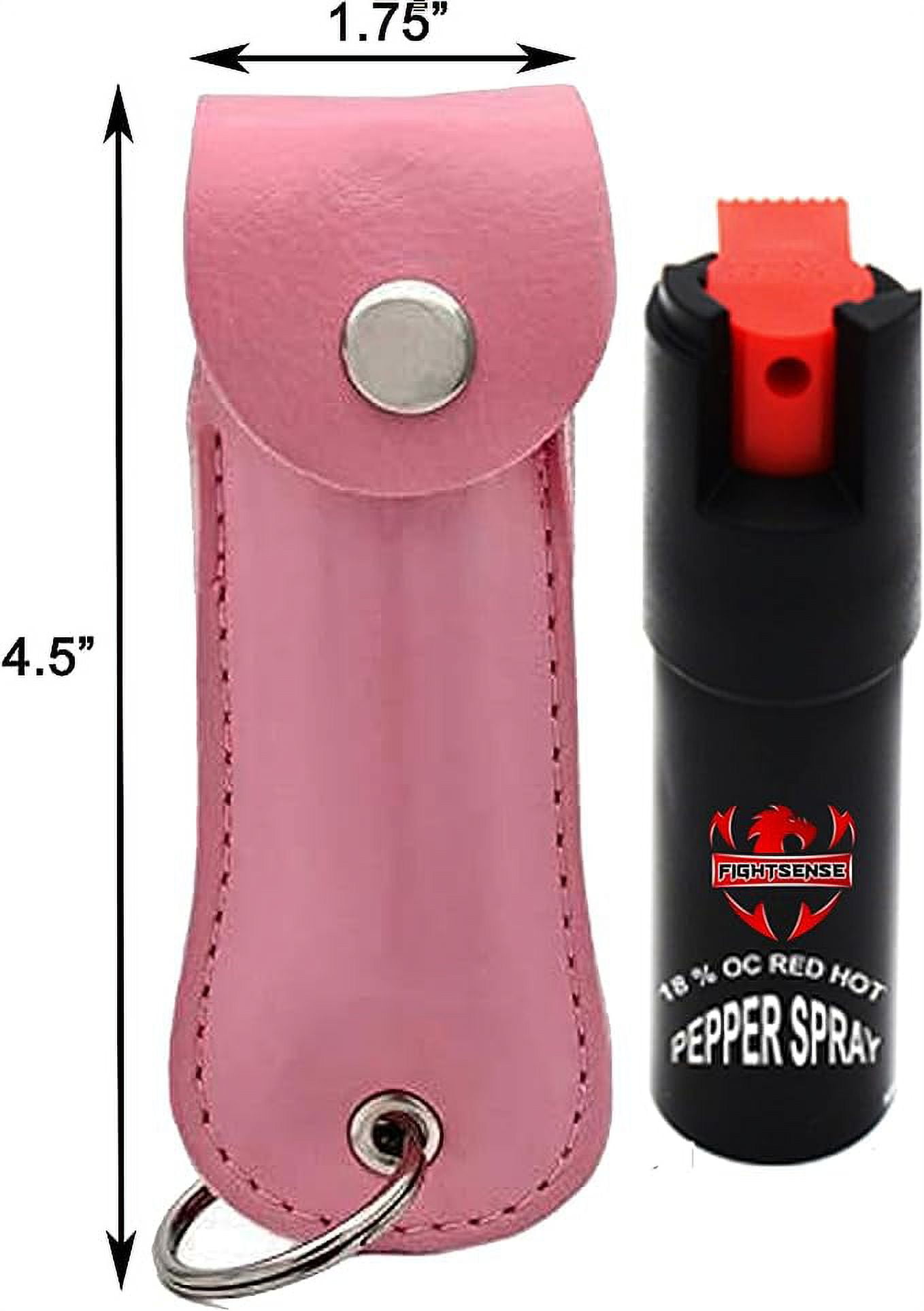 Compact FIGHTSENSE Self Defense Pepper Spray - Maximum Strength
