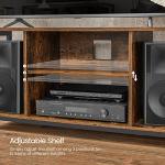 VASAGLE Rustic TV Stand for Up to 55" TVs