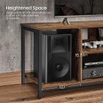 VASAGLE Rustic TV Stand for Up to 55" TVs