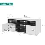 High Gloss LED TV Stand Cabinet for 60-Inch TVs