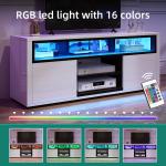 High Gloss LED TV Stand Cabinet for 60-Inch TVs