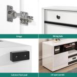 High Gloss LED TV Stand Cabinet for 60-Inch TVs