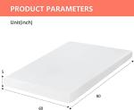 5-Inch Gel Memory Foam Mattress for Cooler Sleep