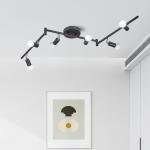 LED Track Lighting Kit Flexibly Rotatable Light Heads 4/6 Way Ceiling Spotlight