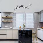 LED Track Lighting Kit Flexibly Rotatable Light Heads 4/6 Way Ceiling Spotlight