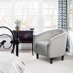 Velvet Tufted Living Room Chairs, Set of 2