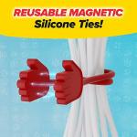 Magnetic Silicone Zip Ties for Cables and Cords