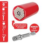 Red Dog Socket with Drill Adapter for Versatile Use
