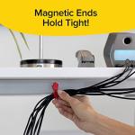 Magnetic Silicone Zip Ties for Cables and Cords