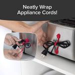 Magnetic Silicone Zip Ties for Cables and Cords