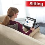 Ontel Pillow Pad Multi-Angle Tablet Stand, Gray