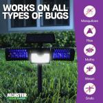 2-in-1 Solar Bug Zapper & Flood Light