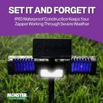 2-in-1 Solar Bug Zapper & Flood Light