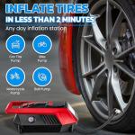 Bullseye 12V Tire Inflator with Auto Shut-Off