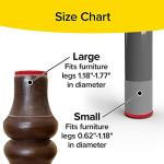 Ruby Sliders Chair Covers - Protect Floors in Style