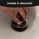 Quick-Fix Drain Stopper - No Tools Needed!
